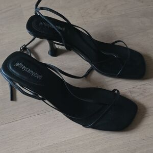 Jeffrey Campbell Elegant Black Strappy Heels